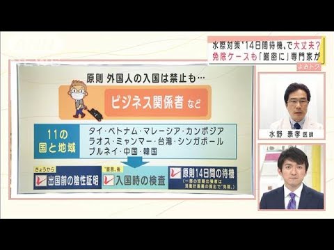 国内の感染拡大“変異種”水際対策は？　専門家解説(2021年1月13日)