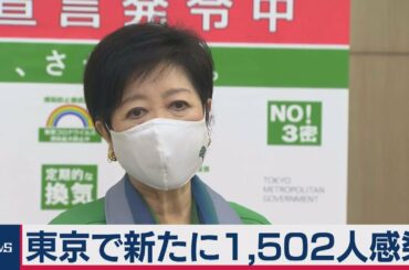 東京で1,502人感染“爆発的感染”を疑わせる水準（2021年1月14日）