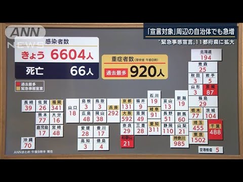 緊急事態宣言　対象地域の追加は？専門家に聞く(2021年1月14日)