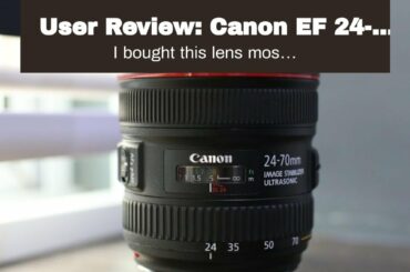 User Review: Canon EF 24-70mm f/4L is USM Lens(Japan Import-No Warranty)