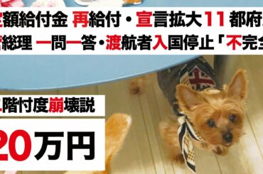 【特別定額給付金・菅総理 緊急事態宣言 11都府県へ拡大】記者会見 一問一答 VS 中国 韓国 ビジネス往来 ”不完全”入国停止【全国一律 再給付を】二階幹事長 忖度神話崩壊