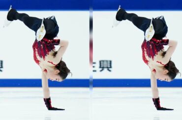 フィギュアスケート・全日本選手権第１日（２５日、長野市ビックハット）開幕し、女子ＳＰは２連覇を目指す今季初戦の紀平梨花（１８）＝トヨタ自動車＝が冒頭のトリプル…