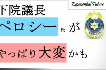 アメリカ次期大統領選の結末で、やっぱり下院議長のペロシー氏が大変になっているかも