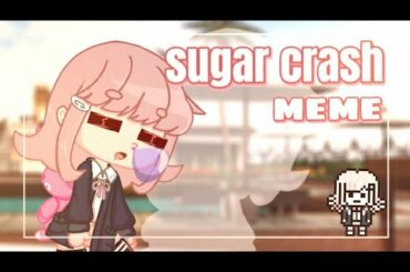 || Sugar crash || meme || Gacha Club|| (!SPOILER WARNING!) ft. Chiaki Nanami