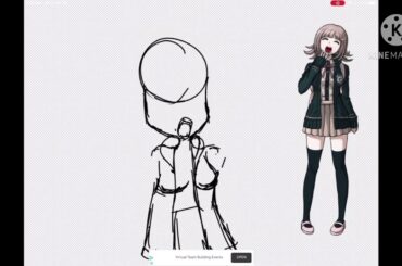-Sleepy Chiaki Nanami speedpaint-DR2-StuffedSakuras-