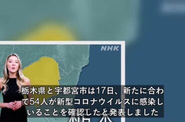 栃木 新型コロナ 54人感染確認 県内計3162人に
