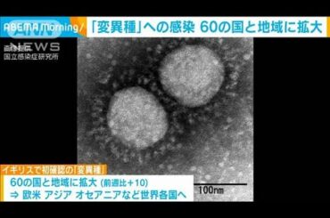 WHO　変異種への感染が世界で拡大(2021年1月20日)