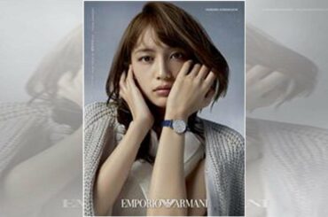 H95 -川口春奈の「アルマーニ」２１年春夏広告キャンペーンビジュアル先行公開