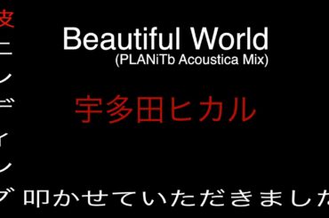 -ヱヴァンゲリオン 破 主題歌- Beautiful World (PLANiTb Acoustica Mix) / 宇多田ヒカル　【ドラムカバーVol.4】