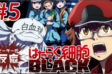 ピーターの反応 【はたらく細胞BLACK】 5話 Hataraku Saibo Black ep 5 アニメリアクション
