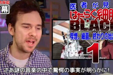 【日本語字幕】医者が見る はたらく細胞BLACK 1話 (働く奴がジャスティス) 外国人の反応