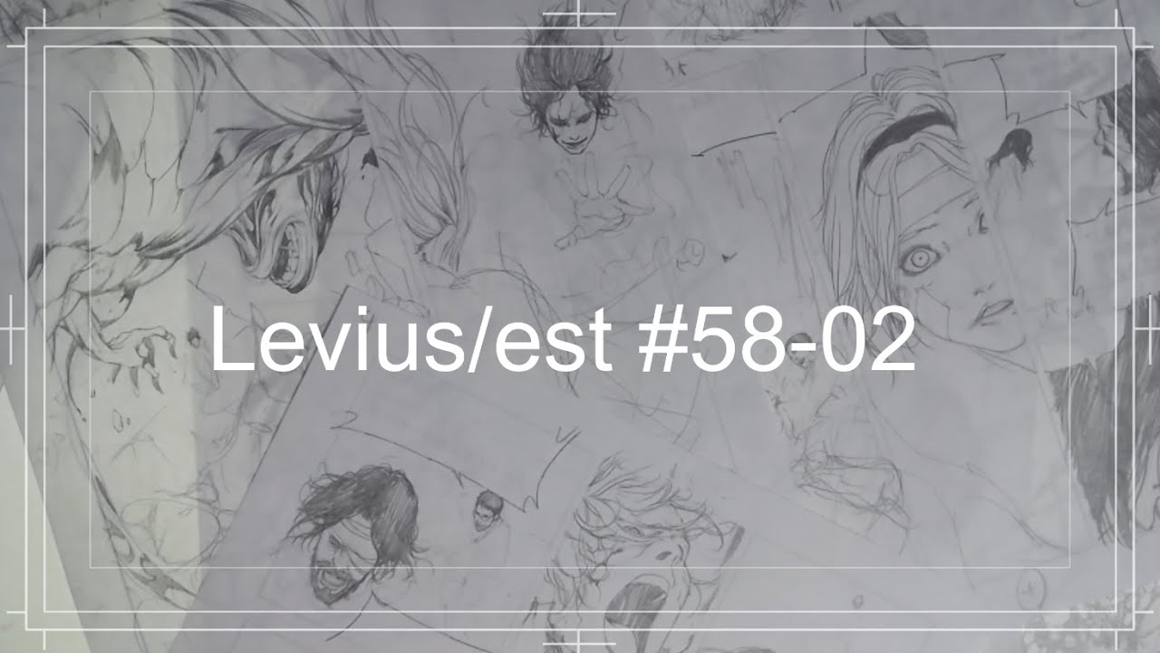 【漫画作業】Levius/estレビウスエスト作画配信 #58-02（ネタバレあり・音声なし）