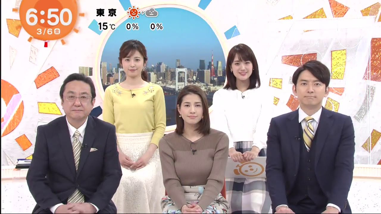 岡崎紗絵さん トラウデン直美さん 染野有来さん 永島優美さん 久慈暁子さん TGC カチゆるスタイル タテ落ちスタイル（永島優美さんのレアなモデル姿）20200306