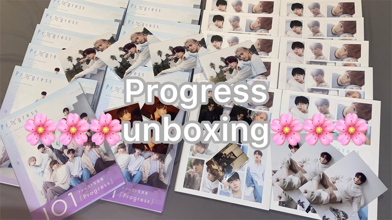 《JO1》Progress 🌸🌸unboxing🌸🌸