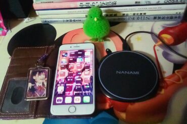 【スマホ手帳カバーで充電検証】NANAMI ワイヤレス充電スタンドでiPHONE8 64GBに手帳型保護カバー装着した状態での充電可能かを検証してみた！！実況＃4145