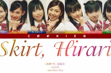 (RWNS) AKB48 - Skirt, Hirari (スカート、ひらり) (Kan/Rom/Eng Color Coded Lyrics)