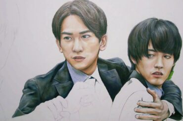 Drawing   Machida Keita & Akaso Eiji  #チェリまほ #町田啟太 #赤楚衛二 「不准你碰安達！」