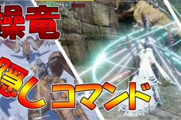 【モンハンライズ】お前らは操竜の隠しコマンド技があるのを知ってるか！？【体験版】