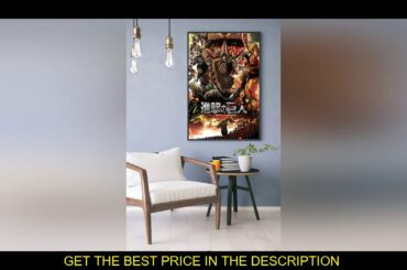 Attack on Titan Poster Japan Anime Posters Aesthetics Home Office Wall Decor and Creative Painting