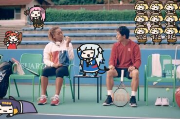 錦織圭、がうるぐらにハマっているそうです【Nishikori Kei recommends GawrGura to Osaka Naomi】