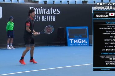 【マッチハイライト】錦織 圭 vs パブロ･カレーニョ ブスタ／全豪オープンテニス2021 1回戦