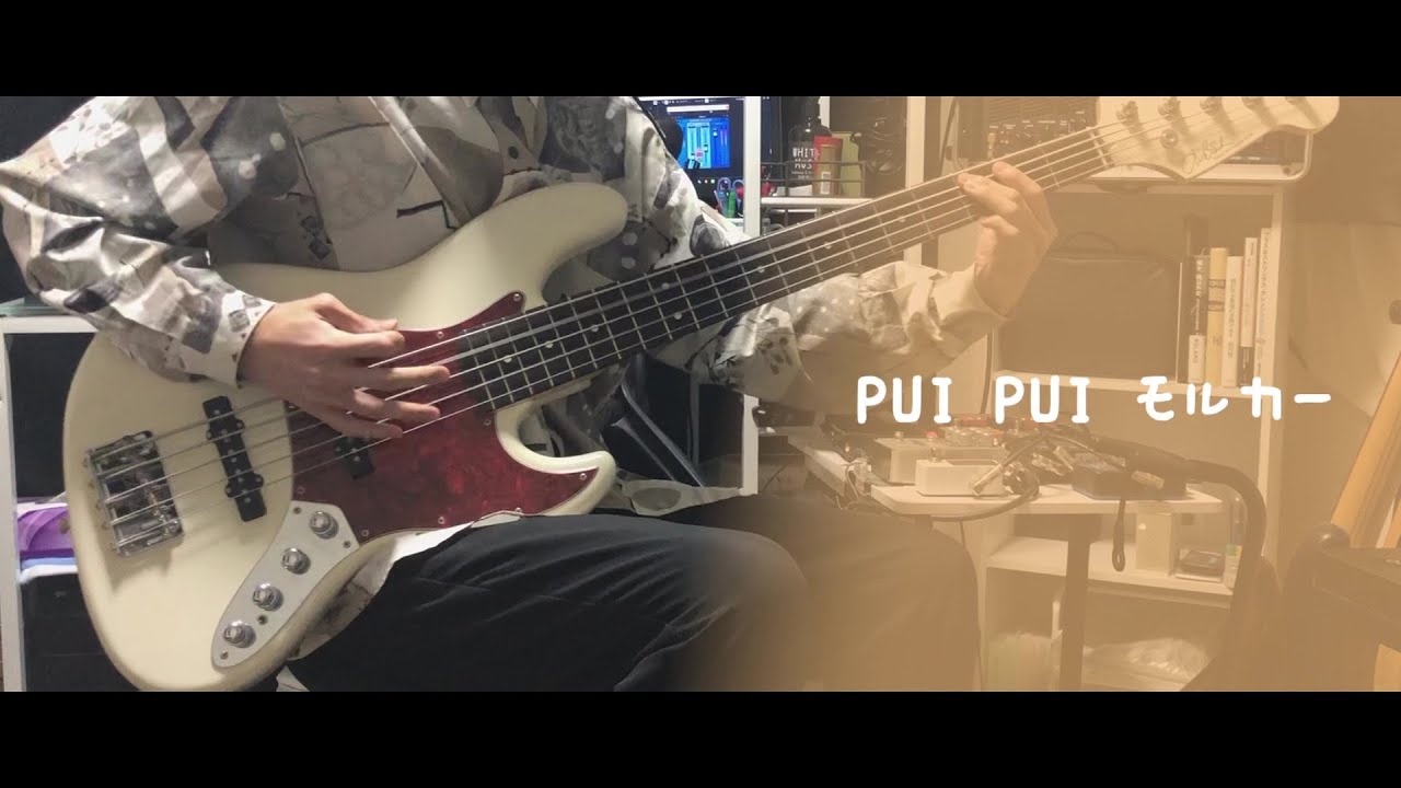 PUI PUI モルカーをゴリゴリ爽快にしてみた【Bass Cover】
