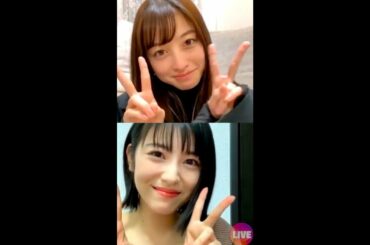 【橋本環奈 浜辺美波】共演 インスタライブ 2020 12 19　可愛すぎませんか??