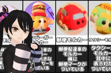PUI PUI モルカー　モルカー紹介　キャラ紹介　比較　プイプイモルカー