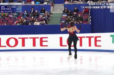 紀平梨花　2020年　全日本選手権　SP　Rika Kihira  2020 Japan Nationals SP
