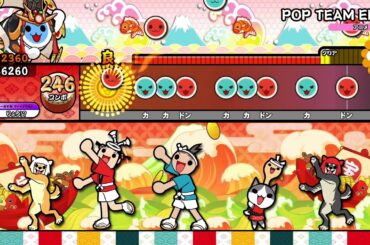 【2021/2/21サヨナラ曲】POP TEAM EPIC / 上坂すみれ 全良【太鼓の達人 ニジイロVer 】