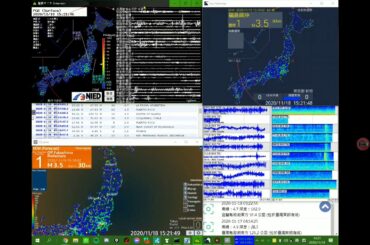 [日本地震] 福島県沖M4.1 最大震度2 [Japan Earthquake] Near East Coast of Honshu, Japan M4.1 Max Intensity 2