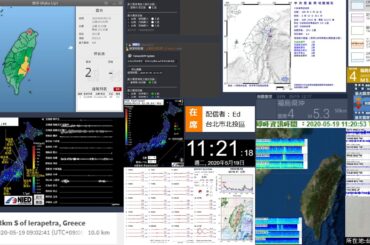 [日本地震速報]2020/05/19 福島県沖 M5.3 震度4