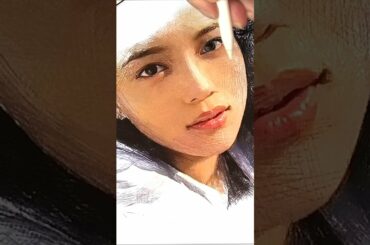 【イラスト描いてみた】川口春奈 | Speed Drawing Haruna Kawaguchi | Arty Coaty #shorts