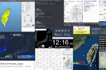 [日本地震速報]2019/10/02福島県沖 M4.2 震度1