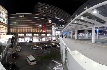 【360度Movie#30】緊急事態宣言20時の小倉駅前