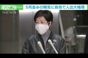 「赤信号、皆で渡ると・・・」小池知事“危機感”あらわ(2021年2月22日)
