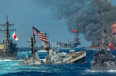 China angry (Feb 24) US-Japan navy hold military drill to destroy China after sink 10 US ship in SCS