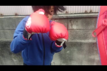 ボクシング！ミット打ち🥊💪小林優仁(大河ドラマ｢青天を衝け｣主人公幼少期役)😊