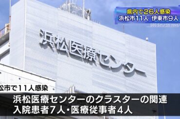 【新型コロナ】静岡県内26人新規感染　浜松医療センターで新たに11人