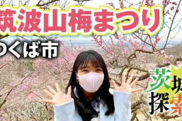 【茨城探索】筑波山梅まつり2021。緊急事態宣言も解除されてやっと行けました。大好きな筑波山を彩る梅を見てきました【茨城県つくば市】【vlog】