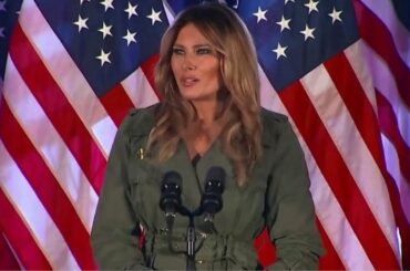 【米大統領選2020】 メラニア夫人が単独で選挙集会に　トランプ氏への支持訴える