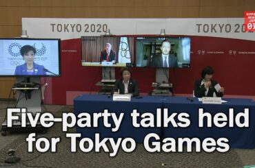 Five-party talks held for Tokyo Games