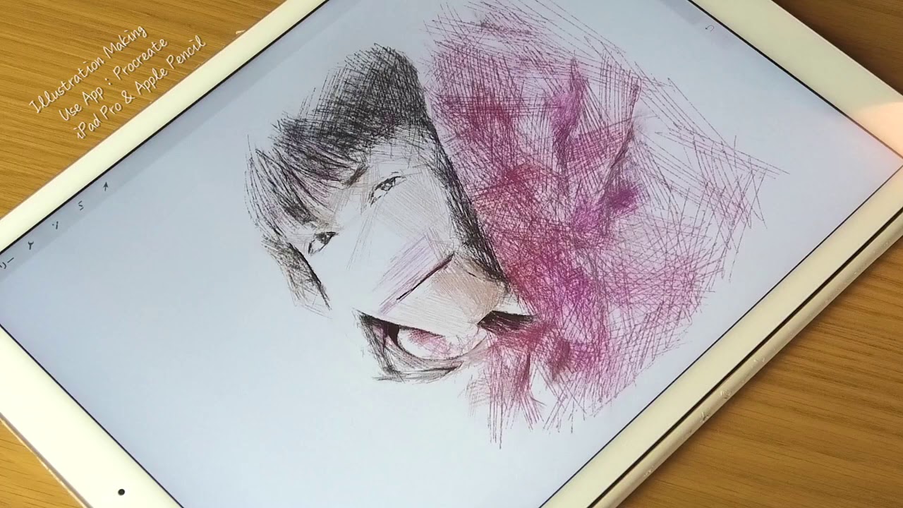 【イラスト】新垣結衣 ガッキーを描いてみた | How to line drawing Yui Aragaki portrait |  Speed sketch | ArtyCoaty