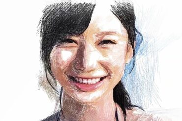 【イラスト】小倉優香 線画でデッサンを描いてみた | How to line drawing Yuka Ogura portrait | Speed sketch | ArtyCoaty