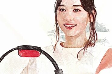 【イラスト】新垣結衣 ガッキーをリアルに描いてみた | How to line drawing Yui Aragaki portrait |  Speed sketch | ArtyCoaty