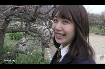 あやな 有村架純似 長身171cm 現役女子大生 制服ポートレート 大阪城公園 Ayana  School Girl Portrait Osaka Castle Park #17