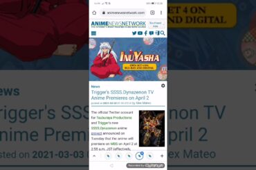 Trigger's SSSS.Dynazenon TV Anime Premieres on 04/02