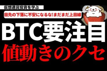 【仮想通貨ビットコイン】ビットコインはまだまだ上を試せるか？トレンドラインがどれだけサポートとして機能するか？それとも値動きのクセが意識されて崩壊するのか？要注目です。