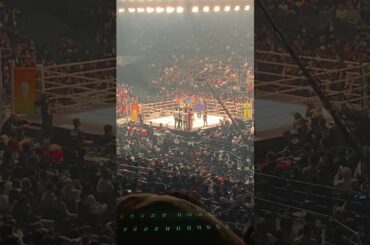 【朝倉未来】【リングコール】 歓声がすごい、、