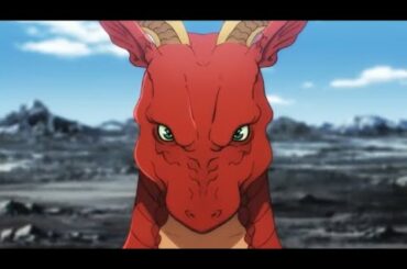 【ドラゴン、家を買う。】臆病なドラゴン(2021年春アニメPVより)不動産屋のエルフ